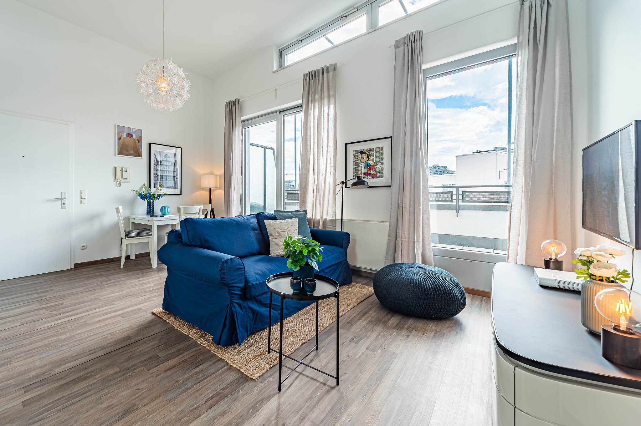 Glücksgriff Sachsenhausen - 2 Zi-Penthouse mit Dachterrasse und Tiefgarage